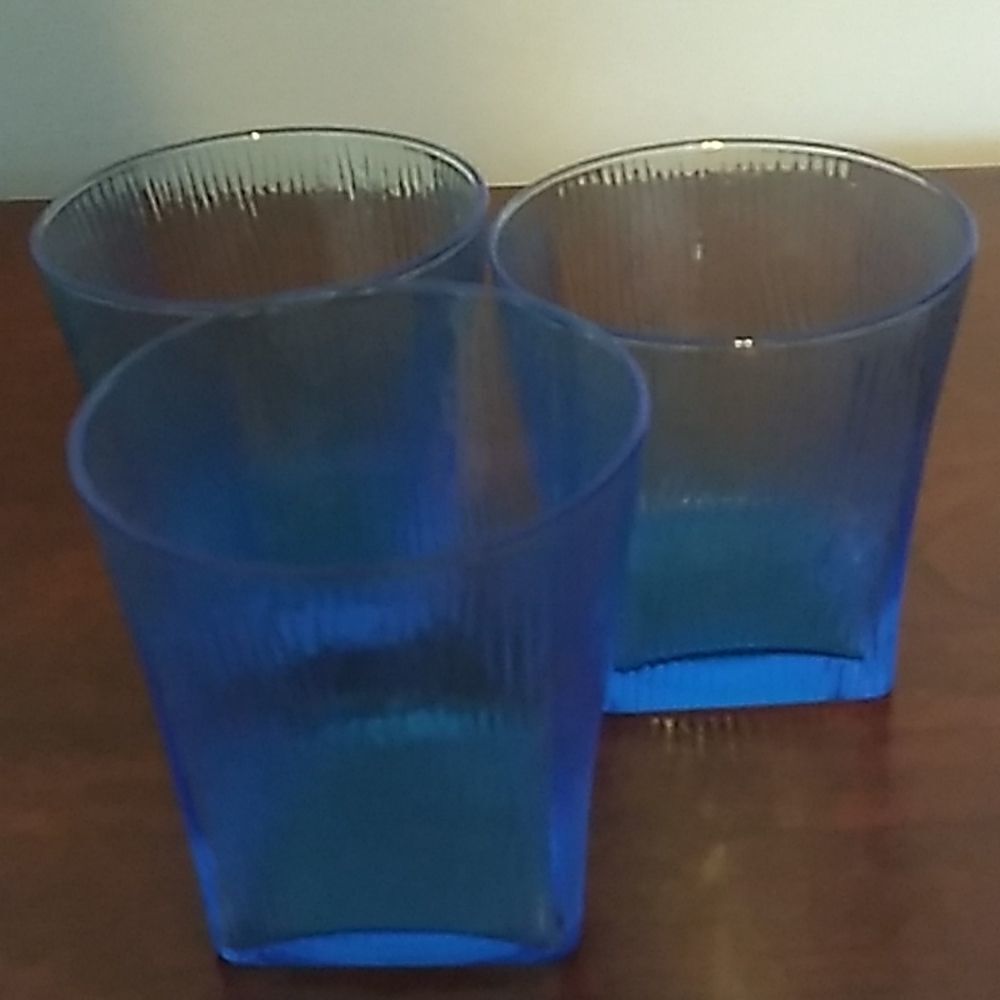 Set of Three Vintage Glasses